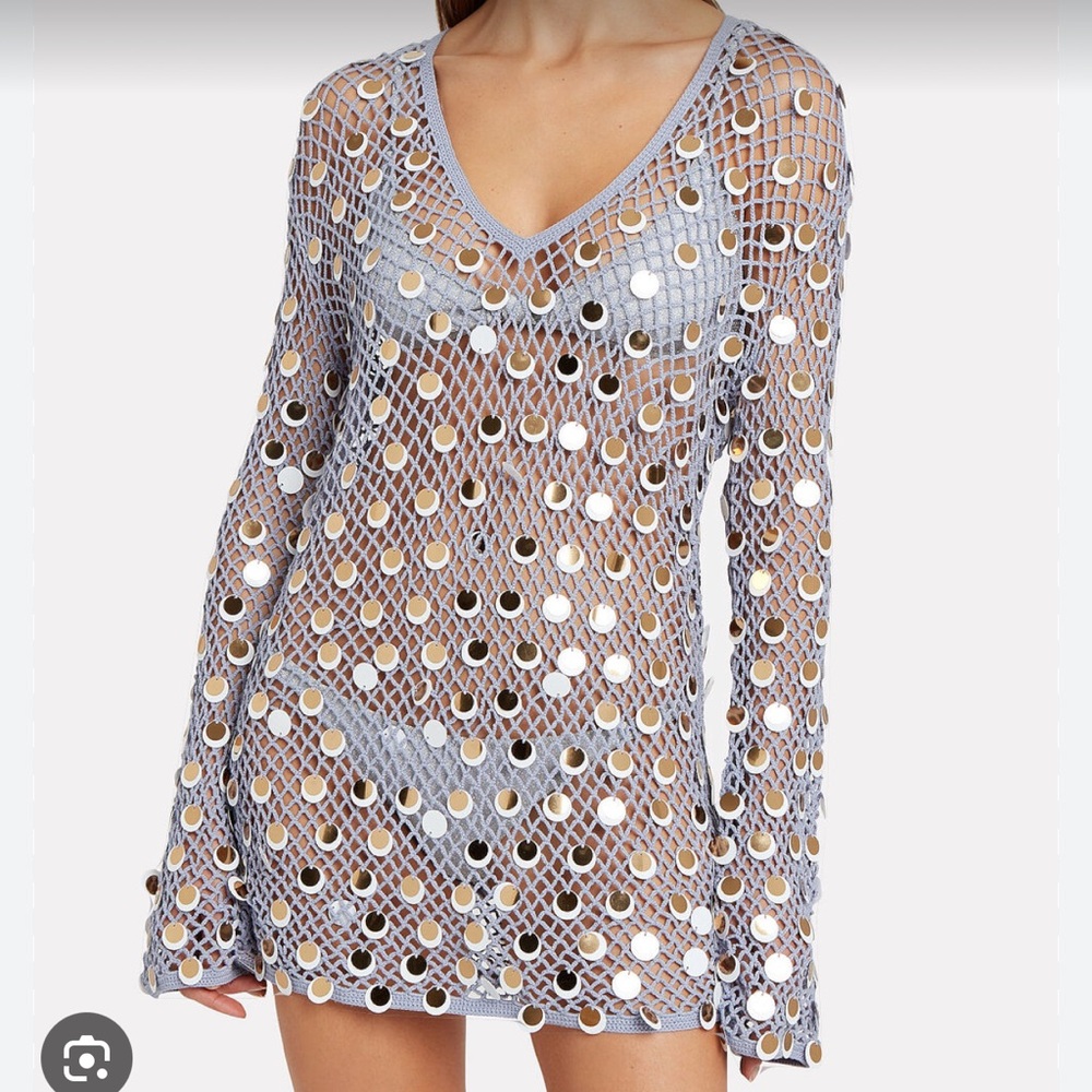 ISO Caroline Constas sequin Mer crochet coverup dress in any color!!!!!!!!